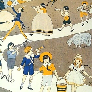 1930 Parade of Jack & Jill Mayhew Lake Foxtrot Vintage Sheet Music Cow Band Lamb - Picture 1 of 3