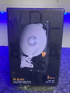WD Desktop 2 TB 3.5-Inch Gaming Internal Bare Hard Drive WDBSLA0020 NEW Sealed - Picture 1 of 4