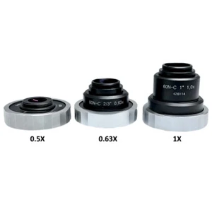 1 Stück 60N 1X 0,63X 0,5X Mikroskop C Mount CCD Kamera Adapter Fototube Adapter - Bild 1 von 9