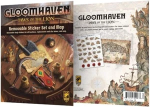 Gloomhaven Jaws of the Lion Removable Sticker Set & Map New Sealed Free Shipping - Picture 1 of 5