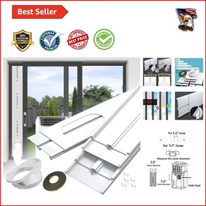2023 Upgrade Sliding Door AC Vent Kit - Seamless 95'' Adjustable Solution - Picture 1 of 11