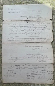 Civil War 1863 Appropriation by the Treasury Department Second Auditors Office - Picture 1 of 15