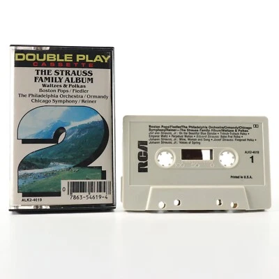 The Strauss Family Album Waltzes & Polkas (Cassette Tape, 1983, RCA) ALK2-4619 - Image 1 of 4