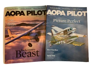 AOPA PILOT MAGAZINE Lot Of 2 Issues from 2020 Voice Of General Aviation - Picture 1 of 7