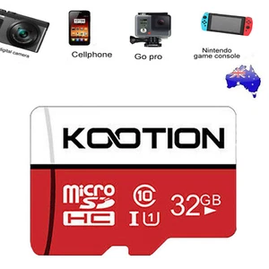32GB Ultra Micro SD Card TF Memory Card High Speed Class 10 80MB/s UHS-I Kootion - Picture 1 of 12