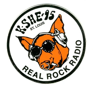 1972 - KSHE 95 Sticker - St. Louis, Mo. - Picture 1 of 1