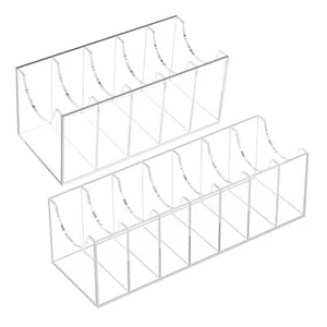 Clear Acrylic Belt Case Organizer Watch Jewelry Storage Holder Display Box - Picture 1 of 14