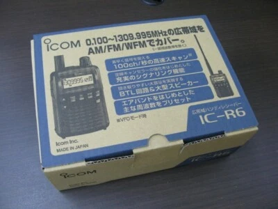 Icom Communications Receiver IC-R6 100ch/sec Wideband Signal “Search Machine” - Image 1 of 4