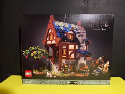 Lego Ideas Medieval Blacksmith 21325 NEW SEALED BOX NSB - Image 1 of 2