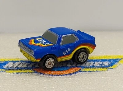MICRO MACHINES 1990 #11 STREET RACERS Blue 1971 'CUDA (514) Rare - Image 1 of 4