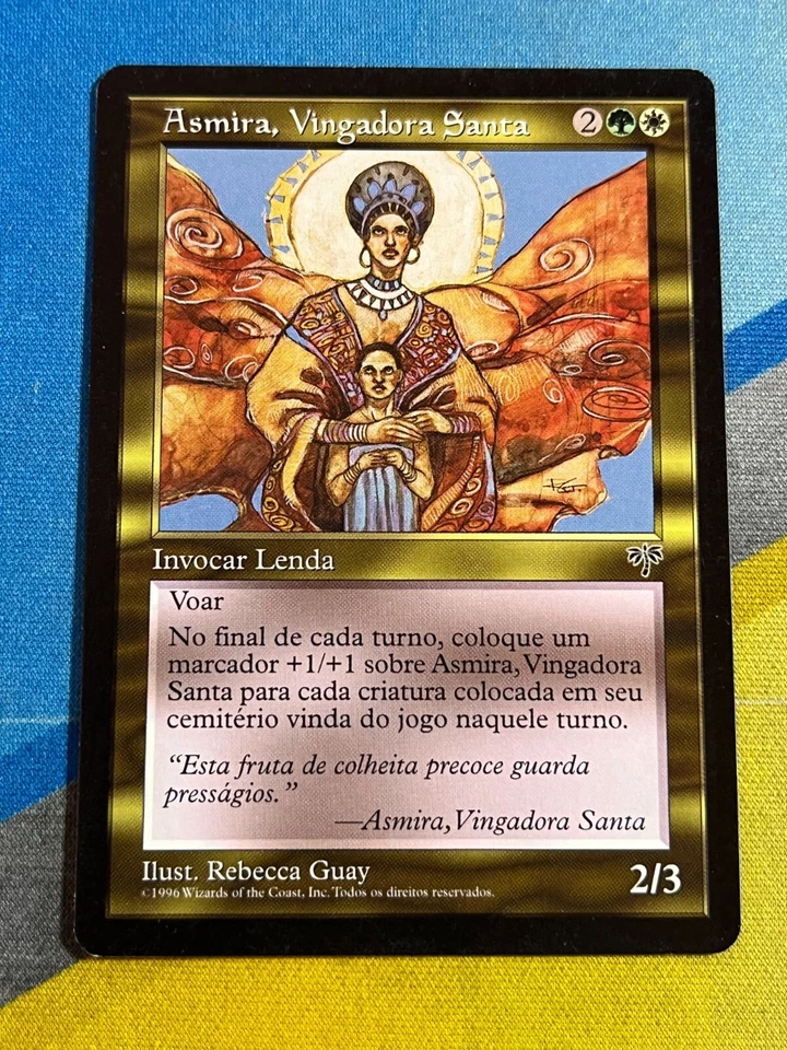Magic the Gathering MTG Mirage ASMIRA, HOLY AVENGER Portuguese - Image 1 of 1