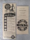June 1948 Woman's Day Magazine Ads Blue-Jay Foot Aids & Rival Dog Food 10 Cents
