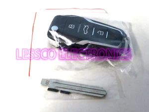 Llavero remoto abatible carcasa para Ford F-150 F-250 2015 2016 2017 2018 2019 2020 - Imagen 1 de 2