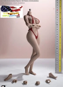 TBLeague 1/6 FEMALE Seamless Body plus size buxom Large bust S53A PHICEN ❶USA❶ - Picture 1 of 5