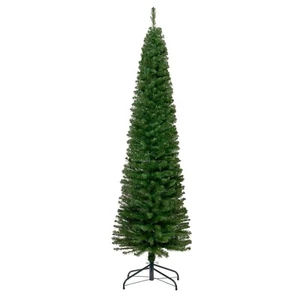 Pencil Christmas Tree - Home Decoration - Green, Grey & Pink, Nonlit/Prelit - Picture 1 of 31