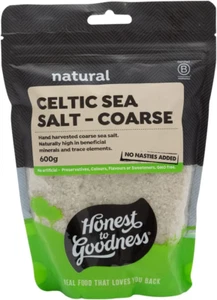 Honest to Goodness Celtic Sea Salt Coarse 600 Grams & 5kg-Au - Picture 1 of 7