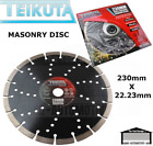 TEIKUTA Segmented Diamond Cutting Multi Masonry Blade Disc 230mm x 22.23mm 9125