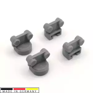 4x replacement glider roller fits IKEA Kvartal curtain rails spare part - Picture 1 of 9