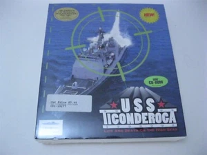 USS Ticonderoga Juego PC Sellado CD-ROM MS-DOS Mindscape - Imagen 1 de 2