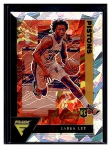 2020-21 Panini Flux Silver Cracked Ice Prizm #224 Saben Lee RC Fanatics quantità - Foto 1 di 2