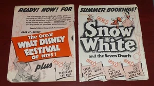 WALT DISNEY SNOW WHITE ORIGINAL 1940 MOTION PICTURE HERALD MAGAZINE AD - Picture 1 of 3