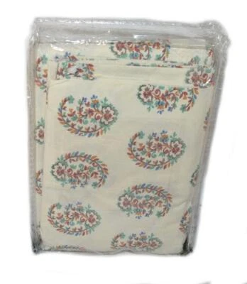 RALPH LAUREN 安提瓜佩斯利国王枕头全新红色蓝棕色金色 — 第 1/4 张图片