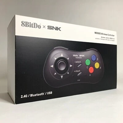 8BitDo x SNK NEOGEO Wireless Controller - original black version (NEW) - Image 1 of 4