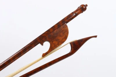 Professional Violin Bow Baroque Snakewood Violin Bows Natural Bow hair Straight - Image 1 of 4
