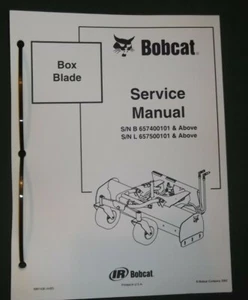 BOBCAT BOX BLADE SHOP SERVICE REPAIR WORKSHOP MANUAL 6901436 - Picture 1 of 5