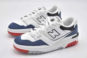 New Balance 550 White Blue Red Black GS Trainers. 100% Authentic - UK size 5.5 - Picture 1 of 12