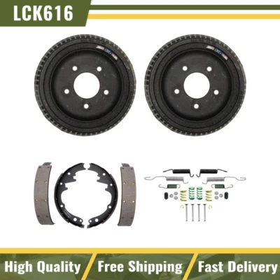 Kit de herrajes de tambores de freno y zapatas de freno traseros para Chevrolet C10 Suburban 1971-1975 Foto 1 de 4