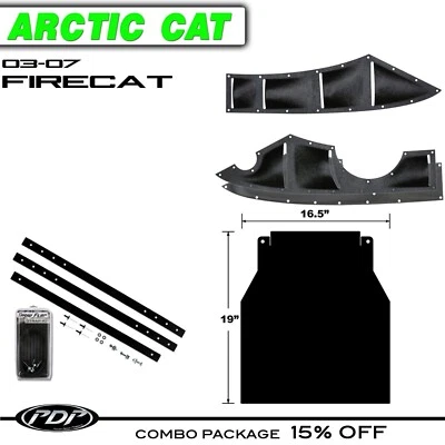 03-07 ARCTIC CAT Firecat F5 F6 F7 SNO PRO PDP Snowmobile COMBO ACCESSORY KIT - Image 1 of 3