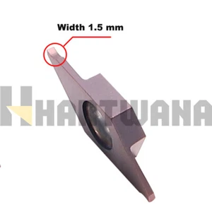 Lathe Parting Grooving Cut-Off Carbide Inserts Width 1.5mm TKF12R150-S 10PCS - Picture 1 of 7