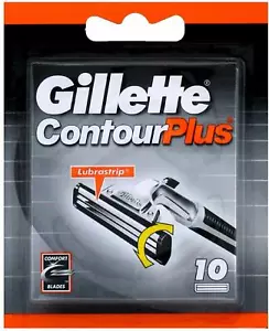 1er-Pack Gillette Contour Plus Rasierklingen Patrone - 10 Minen Original - Bild 1 von 2