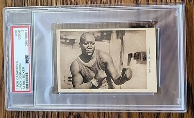 1926 Casanova JACK JOHNSON Serie: Boxer Boxing PSA 2+ Looks Substantially Nicer - Image 1 of 2