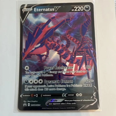 Eternatus V SWSH064 SWSH: Sword & Shield Promo Cards Holo - Image 1 of 2