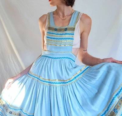 Disfraz de Ballet Cascanueces Vintage Años 50: Falda Círculo Completo, Vestido Delantal, XS Foto 1 de 4