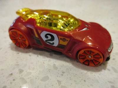 2025 Hot Wheels High Voltage Red Orange Wheels 1:64 DIECAST Toy Race Car - Image 1 of 4