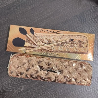 MAC GOLDEN TOUCH MINI 4-TEILIGES PINSELSET NEU IM KARTON - Bild 1 von 4