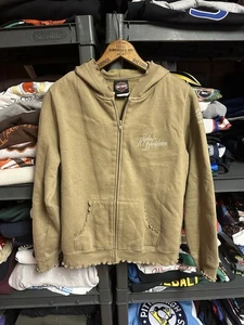 Vintage Y2K Harley Davidson Zip Up Hoodie Jacke Größe Damen Large - Bild 1 von 3