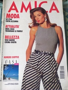 Settimanale AMICA N.25/1992 ESTELLE LEFEBURE, LUCIANO LIGABUE, CARLA BRUNI - Foto 1 di 17