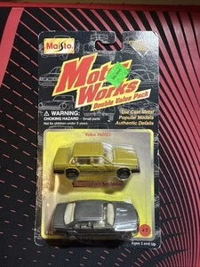 Sedanes europeos Maisto Motor Works Volvo 760GLE Mercedes Benz Clase S 1:64 - Imagen 1 de 2