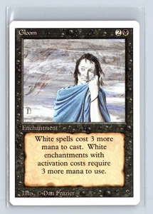 GLOOM – MTG Magic the Gathering Card – Revised – Uncommon - Picture 1 of 6