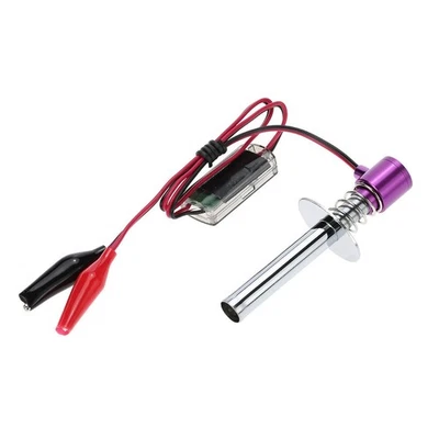 Upgraded Electronic Glow Plug Starter Igniter for Nitro RC Car Heli 80100 - Image 1 of 3