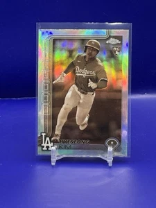 2025 Topps Chrome Baseball Card Hyesong Kim RC Dodgers Sepia Refractor #152 - Bild 1 von 1