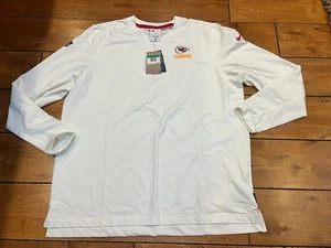 NIKE KANSAS CITY CHIEFS FOOTBALL ON FIELD DRI FIT LONG SLEEVE SHIRT XL NWT $75 - Picture 1 of 7