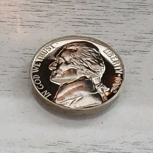 1962-P Mild Cameo Proof Jefferson Nickel ~ Free Shipping! #1 - Picture 1 of 5