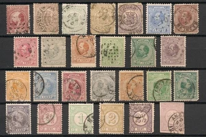 Netherlands Stamps 1867-1891 Collection Of 26 Stamps Used - Picture 1 of 4