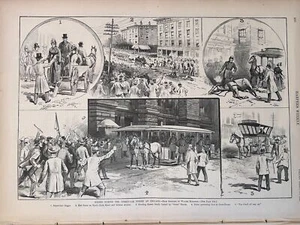 Baseball Hall of Famers Harper's Gilded Age newspaper 1888 complete issue - Picture 1 of 10
