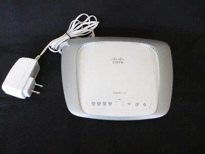 DD-WRT 3 W/ VPN Support, Cisco Valet Plus M20 4 Port Wireless Router, White - Image 1 of 4